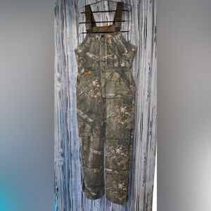 SHE brand ladies Thermolite insulated overalls, Size Large, Realtree camouflage